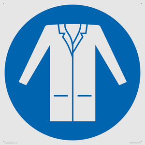 Custom Mandatory: Wear a lab coat